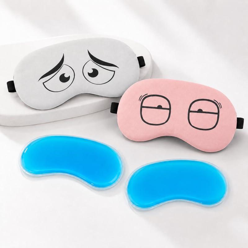 Hot and Cold Eye Mask for Dark Circles Reusable Cooling Pack-image-33