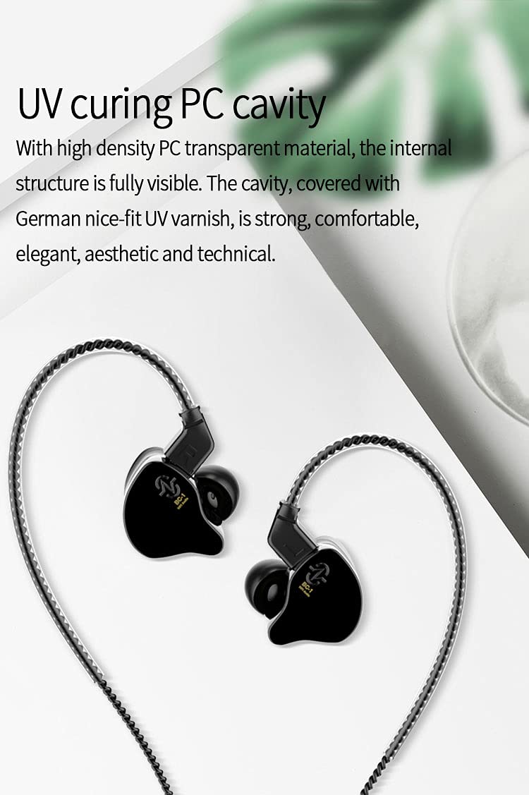 Yinyoo CCZ Melody Écouteurs filaires USB C IEM avec 10mm Double Circuit magnétique DD Ecouteurs Type C Cavité en PC pour iPad Pro 2022/2021/2020/2018/iPad mini6/iPad Air 5/4