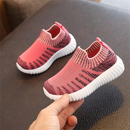 Toddler Barefoot Shoes Mesh Slip on Walking Shoes Non Slip Soft Sole Running Sneakers Kids Casual Comfortable Tennis Sneakers4