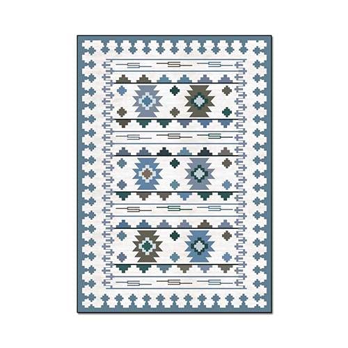 Tapis antidérapant grand format lavable 180x250 cm doux et résistant