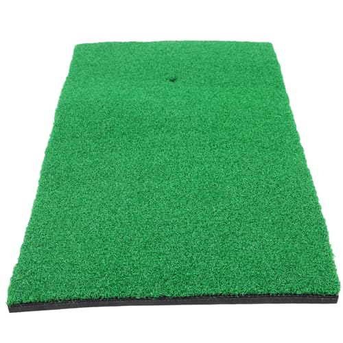 FOYTOKI Indoor Golf Mat Durable Golf Practice Turf for Swing Putting for Beginners Pros Convenient Portable Design for Home Use Indoor Training