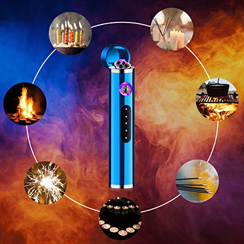 Punvot Elektro Lichtbogen Feuerzeug, Mini USB Feuerzeug mit Geschenkbox Feuerzeuge Plasma Feuerzeug Flammenlose… – Bild 7