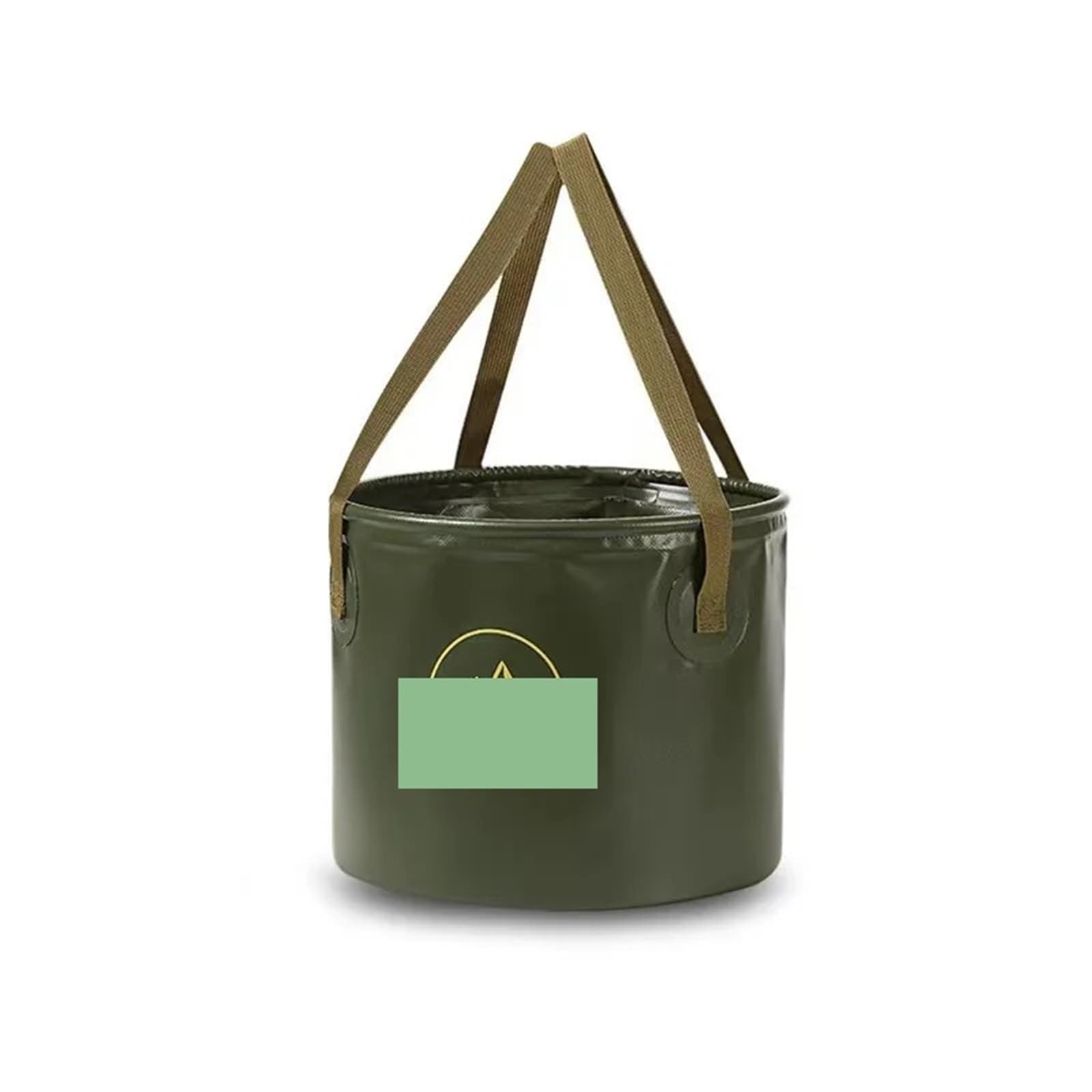 Secchio Da Pesca Pieghevole Secchio pieghevole da campeggio 5L/10L/20L, portatile, viaggio, impermeabile, for, escursionismo, pesca, stoccaggio di cose(Green 10L)