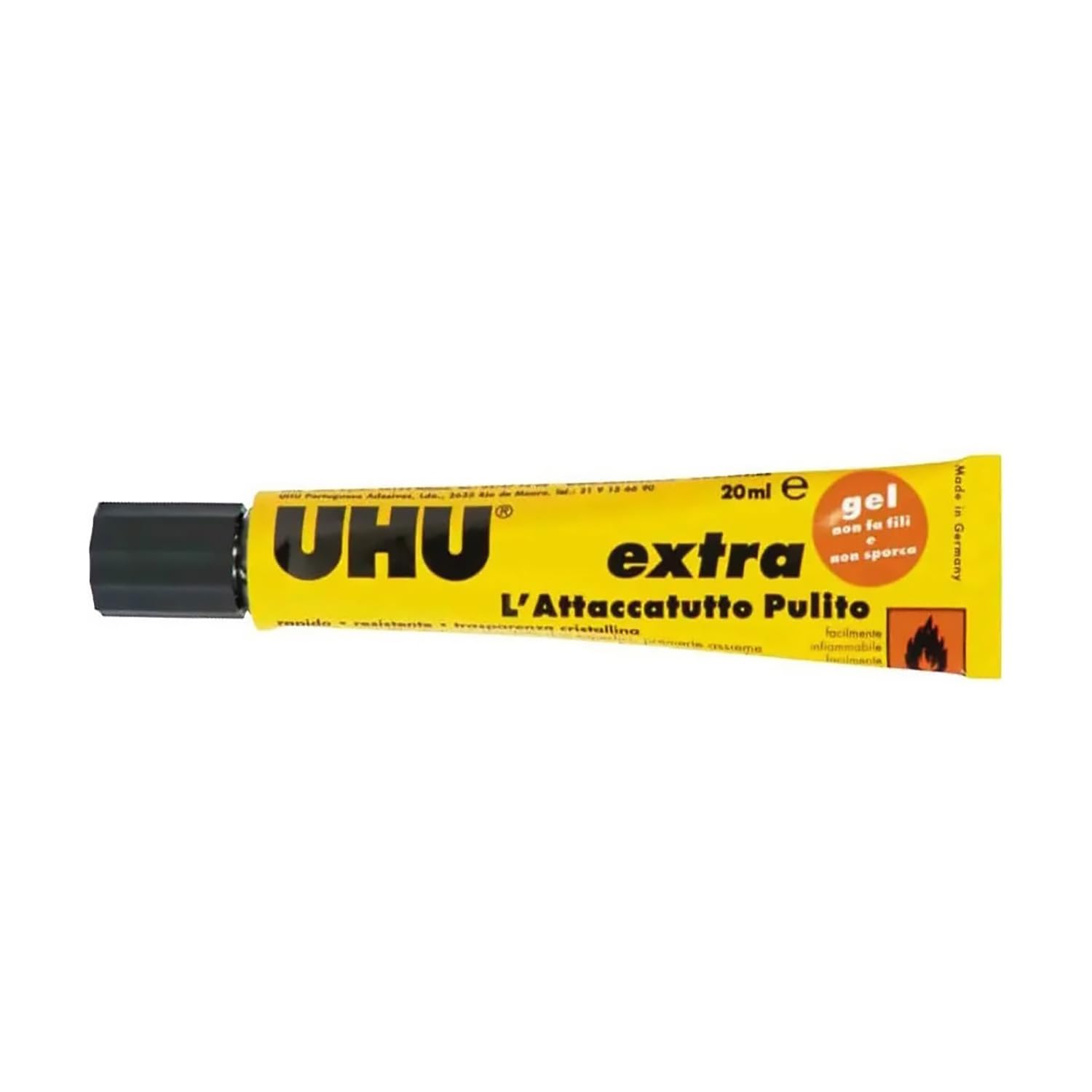 Scuola Cancelleria 3 Tubetti Colla UHU Multiuso 7 Ml - Adesivo Trasparente Extra Resistente, Per Casa E Lavoro 3 Collanti UHU Per Riparazioni - Foto 3