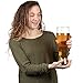 Oversized Extra Large Giant Beer Glass - 53oz - Holds up to 4 Bottles of Beers