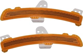 Bumper Face Bar Reflectors Light Lamp Set of 2 Front Driver & Passenger Pair for Hyundai for Palisade Essential/Limited/Preferred/SE/SEL 2020-2021 HY1084101 16940806