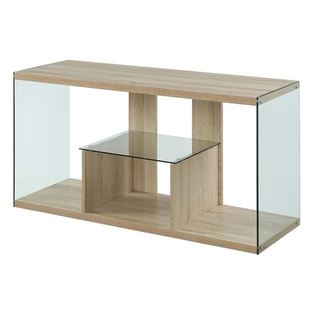 Convenience Concepts SoHo TV Stand, Weathered White