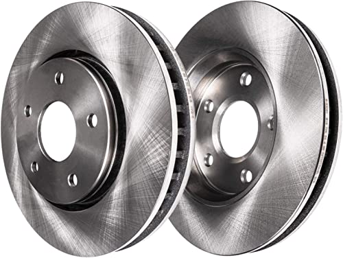 Image of Detroit Axle - Front Brake Kit for 2001-2003 Mercedes-Benz CL500, 2000-2002 S430, 2000-2003 S500, Disc Brake Rotors Ceramic Brakes Pads w /Hardware Replacement [12.99 inch Rotors]