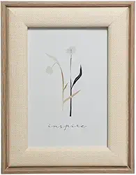 Porta-Retrato em MDF, Bege Neutro, 10x15cm, Moldura Elegante com Base de Apoio, Estilo Moderno e Clássico