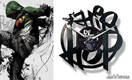 Horloge en disque vinyle 33 tours thème Tim Burton - L'Atelier d'Ombeline | Direct Producteur