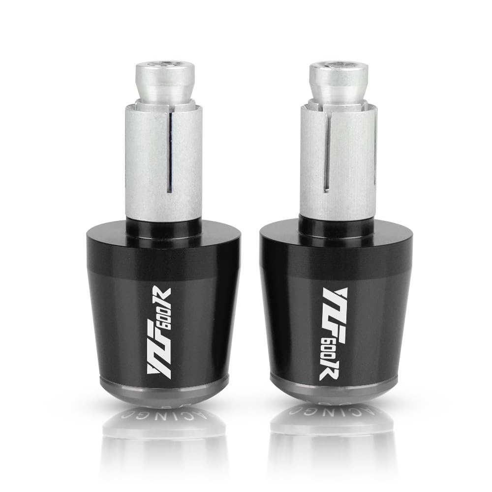 Puños de manillar 22mm para Yamaha YZF600R con tapones finales antivibración