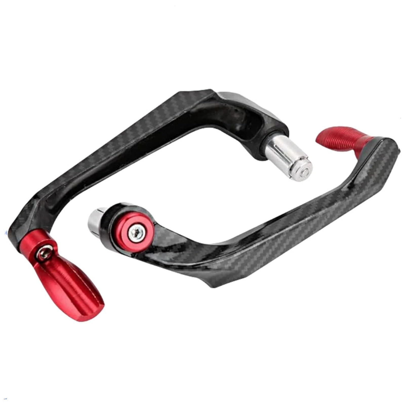 Hydbcnp Red Motorcycle Handguards Motorcycle Scooter Mountain Bikes Brake Guard Lever Handlebar Clutch Handguard Protector Modification Motorcycle Handlebar Protector(Red)