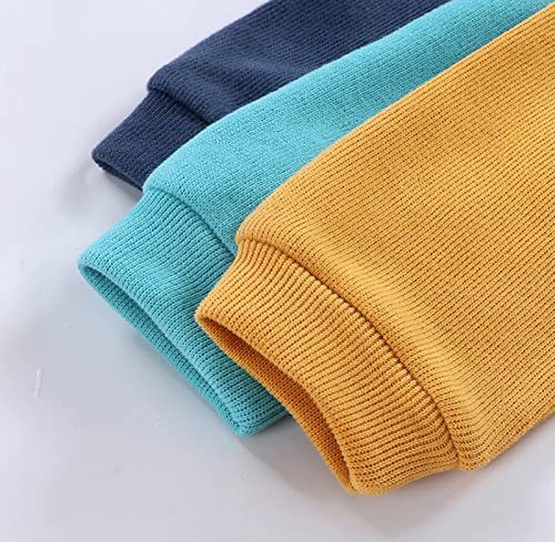 Toddler Cute Sweatshirts Long Sleeve Pullover Tops Classic Fit Knitwear Boys Girls School Uniform Shirts Preppy Tops3