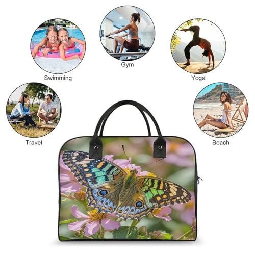 Bolso tipo Tote ajustable de nylon con cremallera miniatura 4