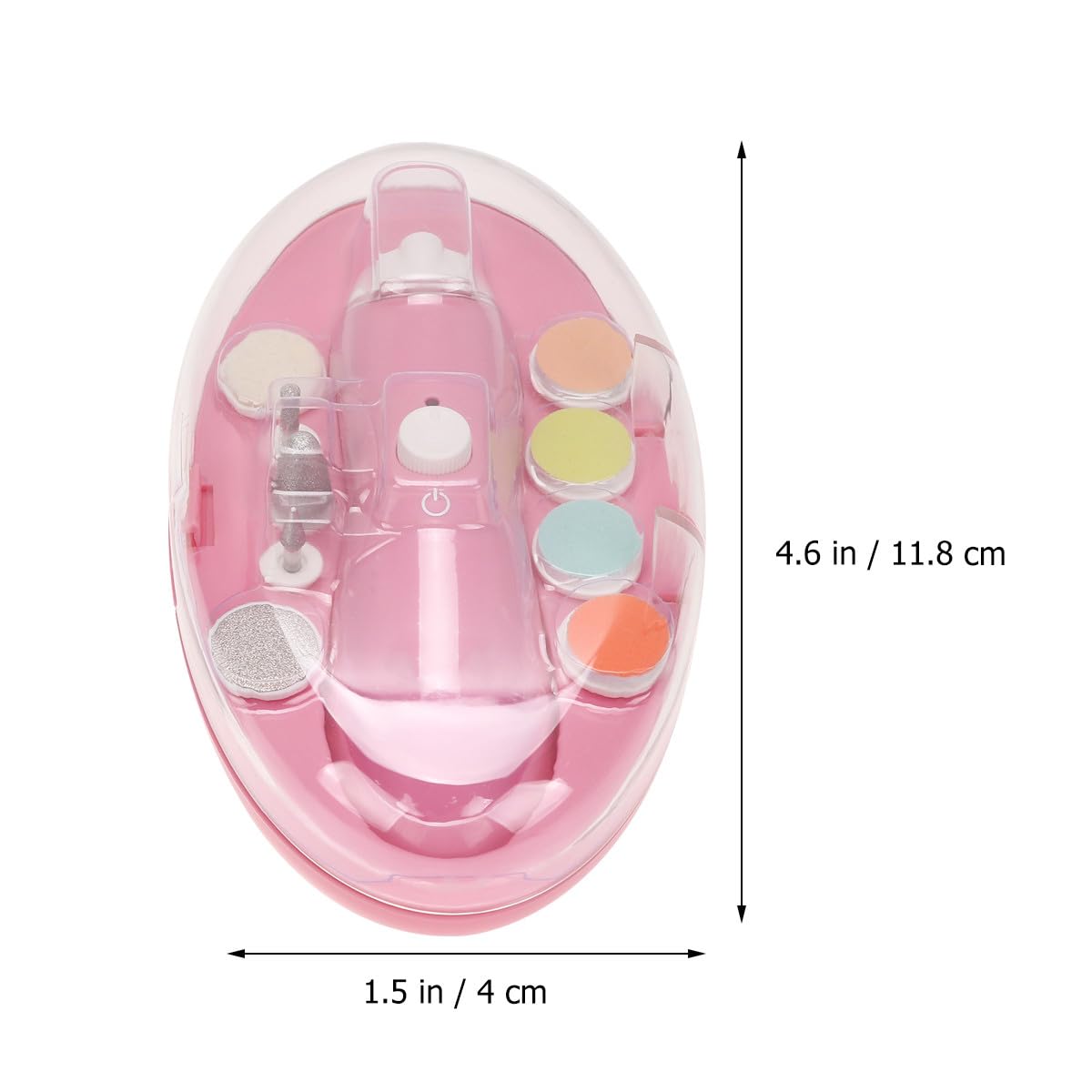 UPKOCH 1 Juego Cortaúñas Para Bebé Cuidado De Las Uñas Bebe Equipo De Bebé Traje Infantil Cortauñas Para El Cuidado De Las Uñas Eliminación De Las Interferencias Rosa Recién Nacido Clavo