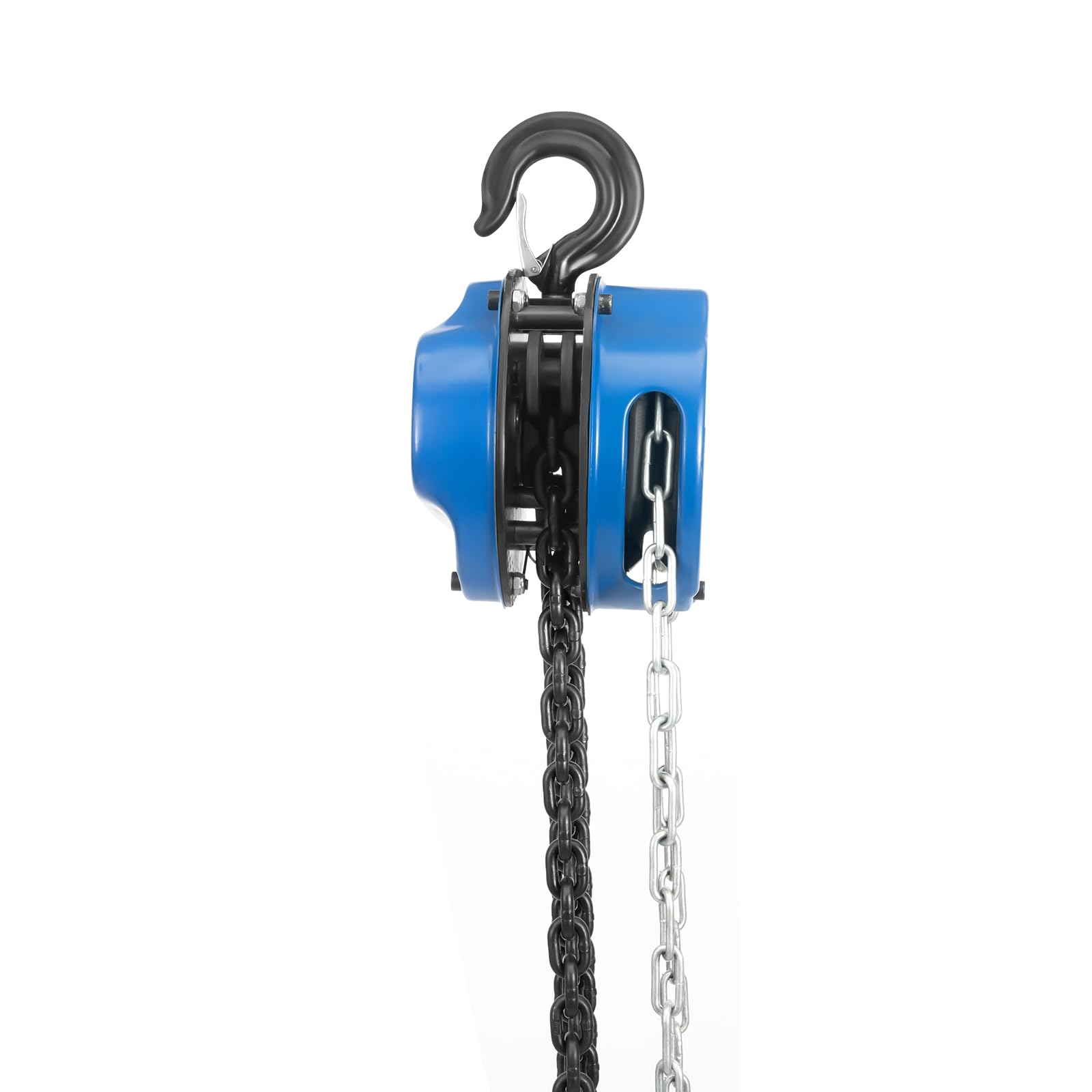 Paranco a catena da 1000 kg, 4 m, in acciaio al manganese G80, paranco manuale con freno di sicurezza e gancio, argano industriale per officina, garage, cantieri, magazzini
