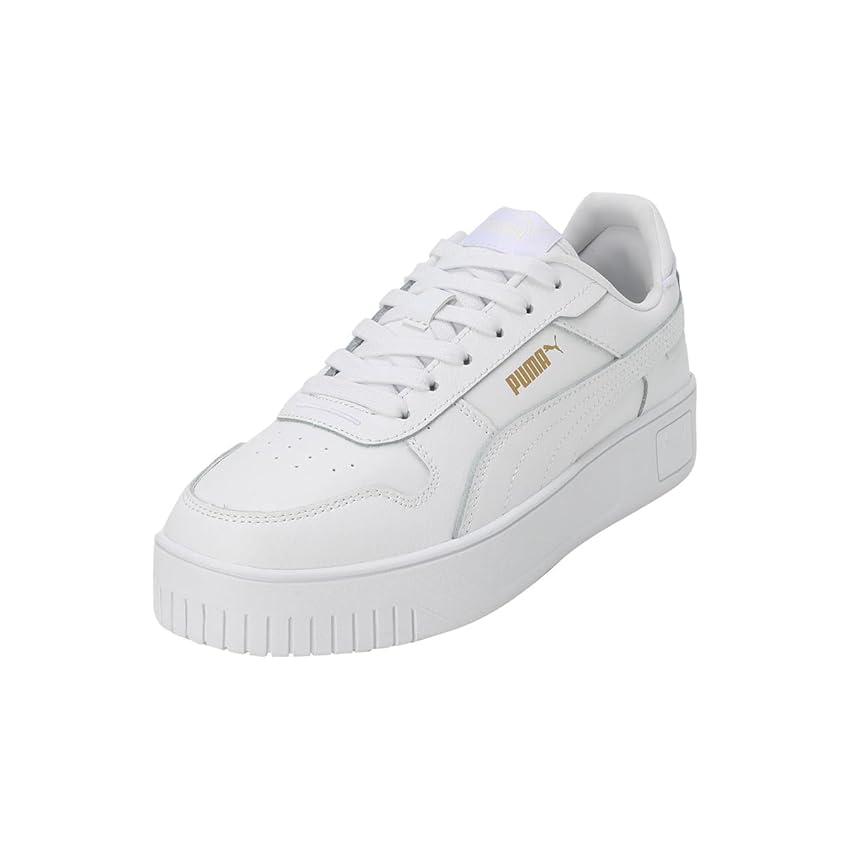 Immagine del prodotto PUMA Women Carina Street Scarpe da ginnastica, Puma White Puma White Puma Gold, 39 EU