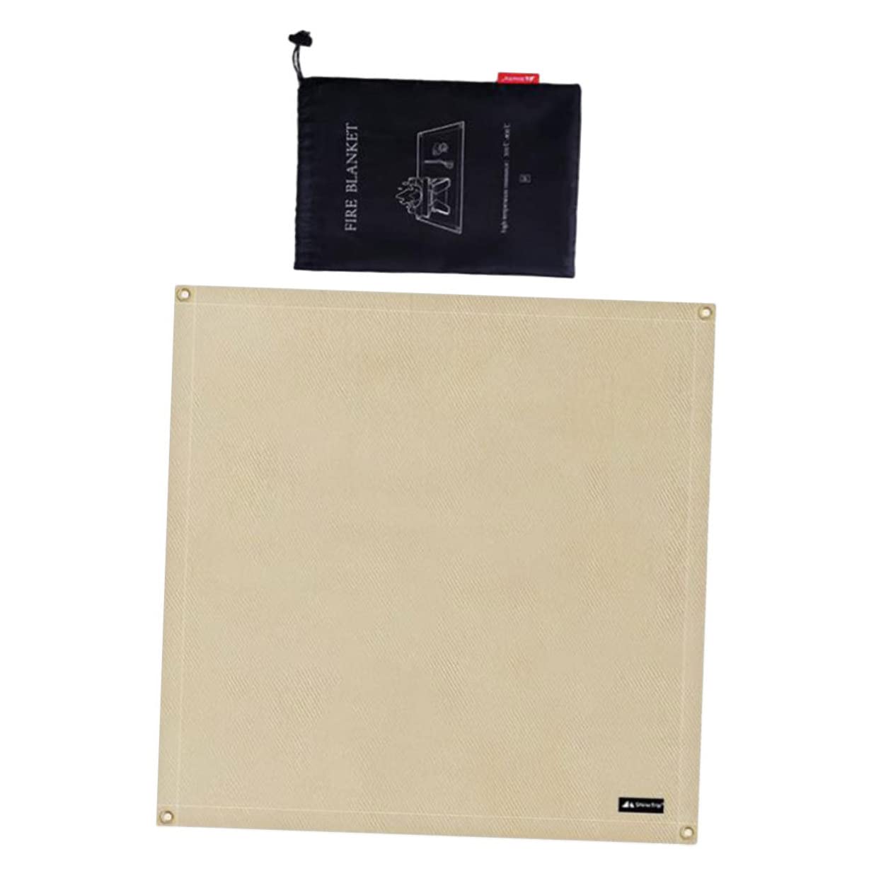 BESTonZON 1Pc Fire Resistant Mat Outdoor Barbecue Protective Cushion Durable Camping Fireproof Blanket for Heat Resistance and Fire Safety for Grilling and Survival