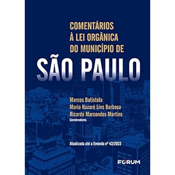 Capa do livro Comentários à Lei Orgânica de São Paulo