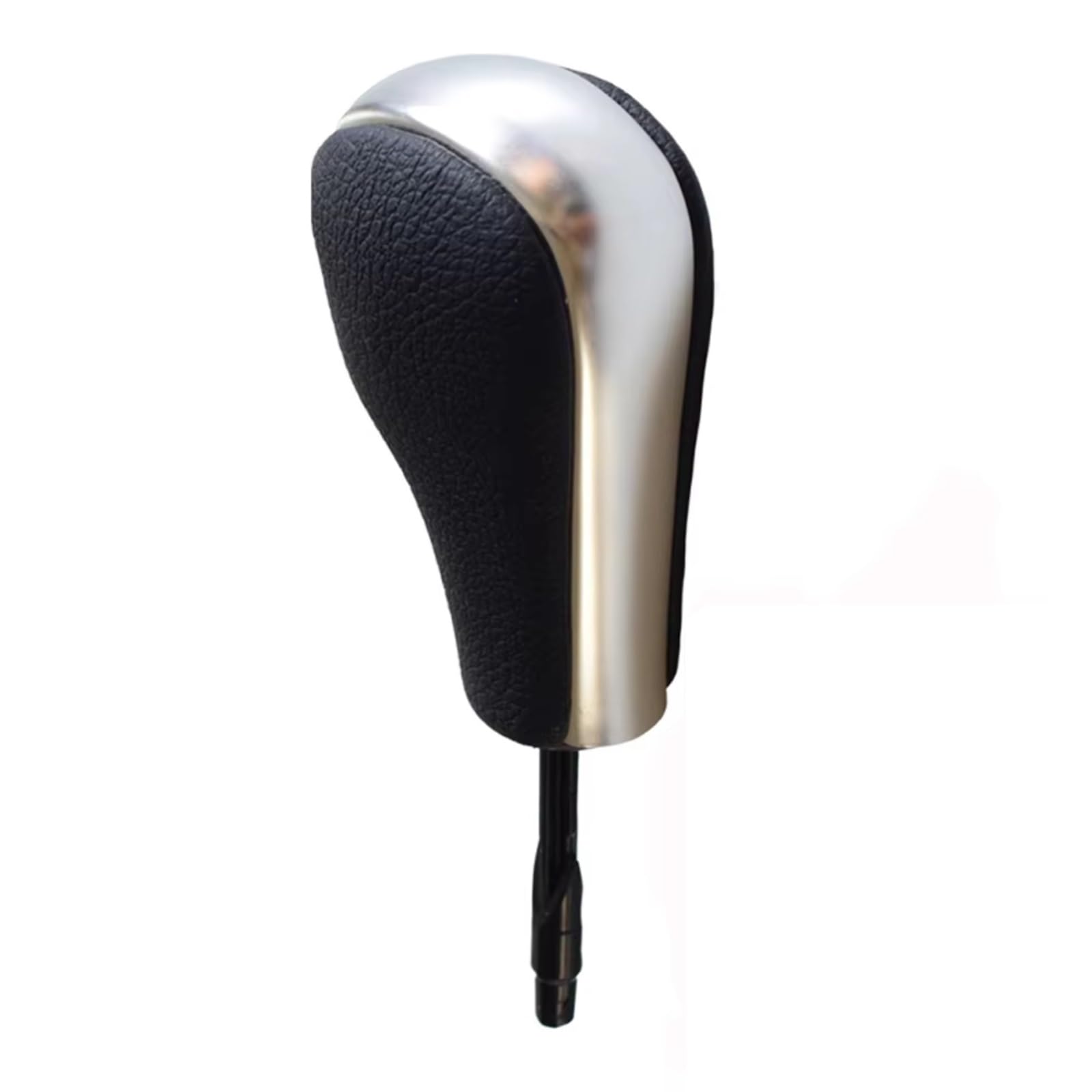 HILLAR Car Gear Stick Knob for BMW E39 E46 E53 E60 E61 E63 E64 E83 E81 E82 E87 E90 E91 E92 E93 Automatic Gear Shift Knob(Matt Silver-Short)