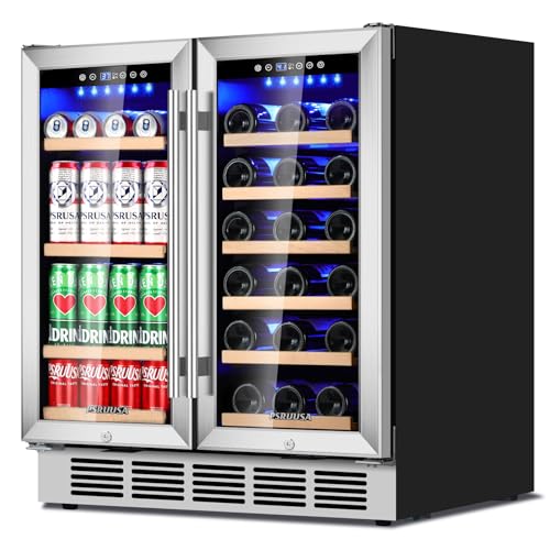 Image of 30 Inch Wine and Beverage Refrigerator Dual Zone Wine Fridge