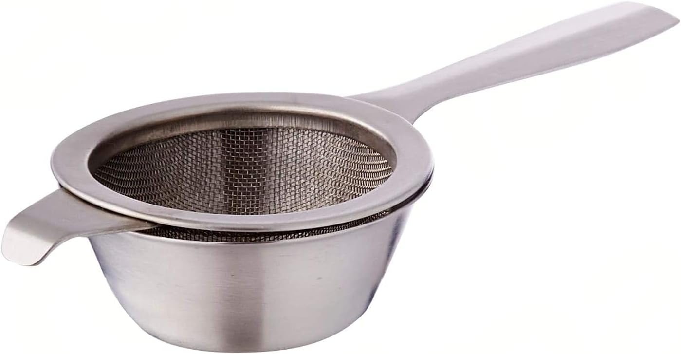 Sunex 11109 S/ST Tea Strainer and Bowl, 2" Wide x 5 1/2" Long