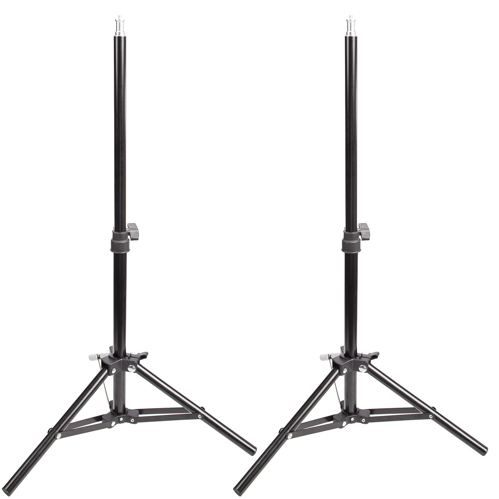 Statyw świetlny, 70 cm, 2 sztuki, składany statyw trójnożny z aluminium, stopu magnezu, do studia fotograficznego, oświetlenie pierścieniowe, softbox, reflektor