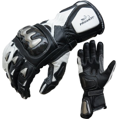 PROANTI - Guanti da moto Racing Pro, taglie M-XL