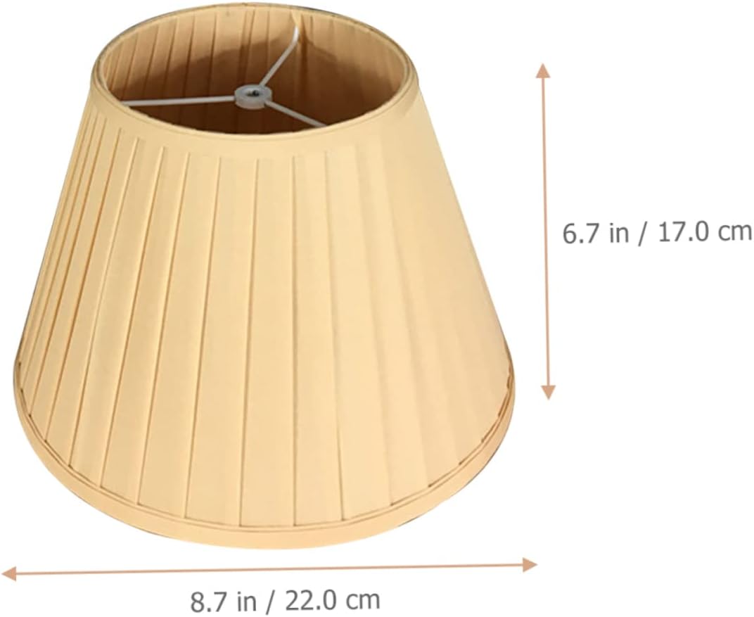 Uonlytech Replacement Lamp Shades for Chandelier Wall Lamp Ceiling Lamp Bedside Lamp Pleated Lamp Shade Fluted Lamp Shade Cloth Lampshade