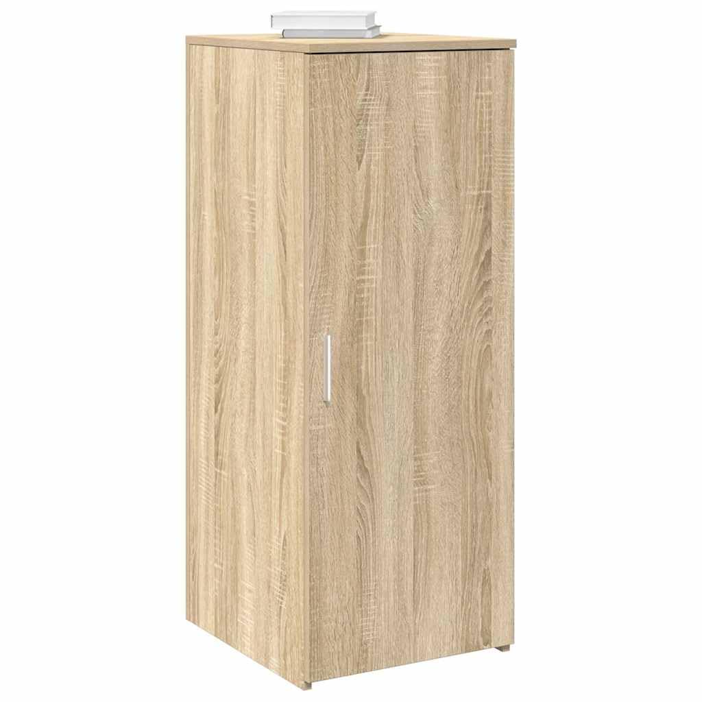 vidaXL Mobile Portaoggetti Rovere Sonoma 40x45x103,5 cm in Truciolato, Armadio, Armadio da scrivania, Armadio da Ufficio, Armadio credenza