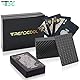 Trendcool Pokerkarte Kartenspiel Tischkarten Poker mit Holzbox (Black + Box)