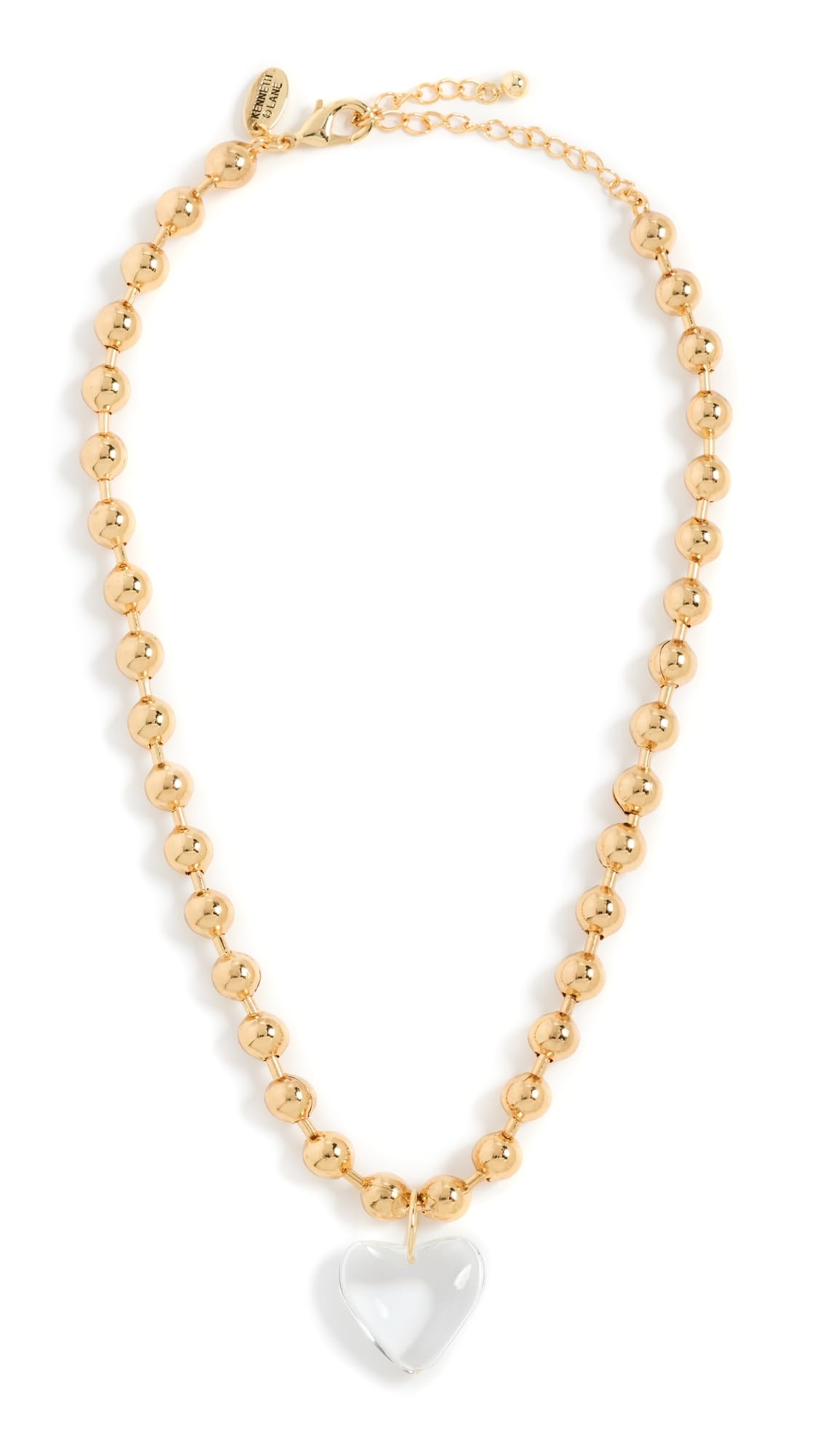 Kenneth Jay LaneWomen's Beaded Heart Necklace