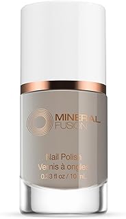 Mineral Fusion Nail Polish, Gray Pearl Grey 0.33 Fl Oz (Pack of 1)