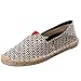 Vogstyle, Unisex, Niedrigprofil Schuhe, Slip On, flache Schuhe, Espadrillas., Stil 11 Schwarz, 43 EU