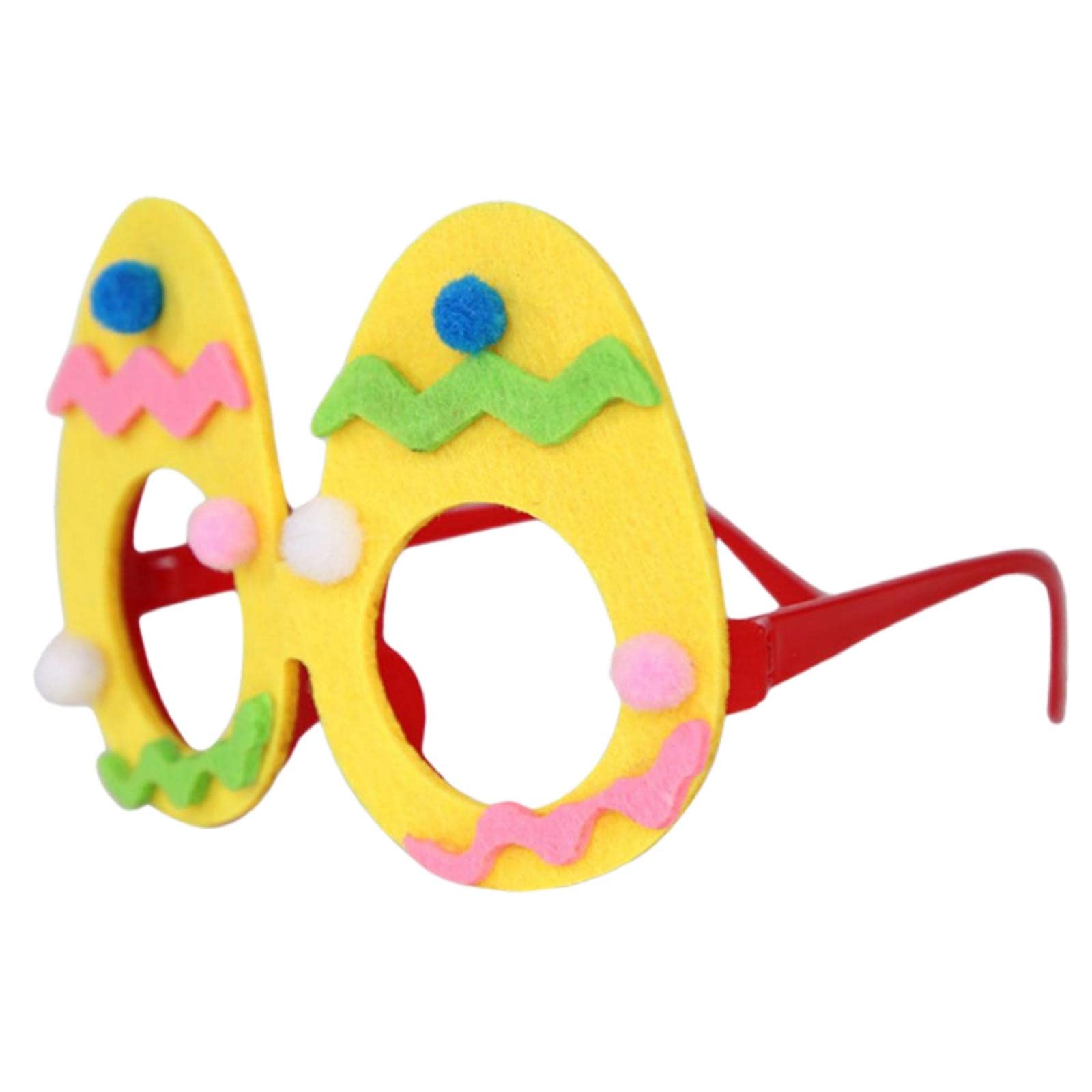 Cute Easter Glasses Eyeglasses For Birthday Decorations Baby Shower Yellow-image-3