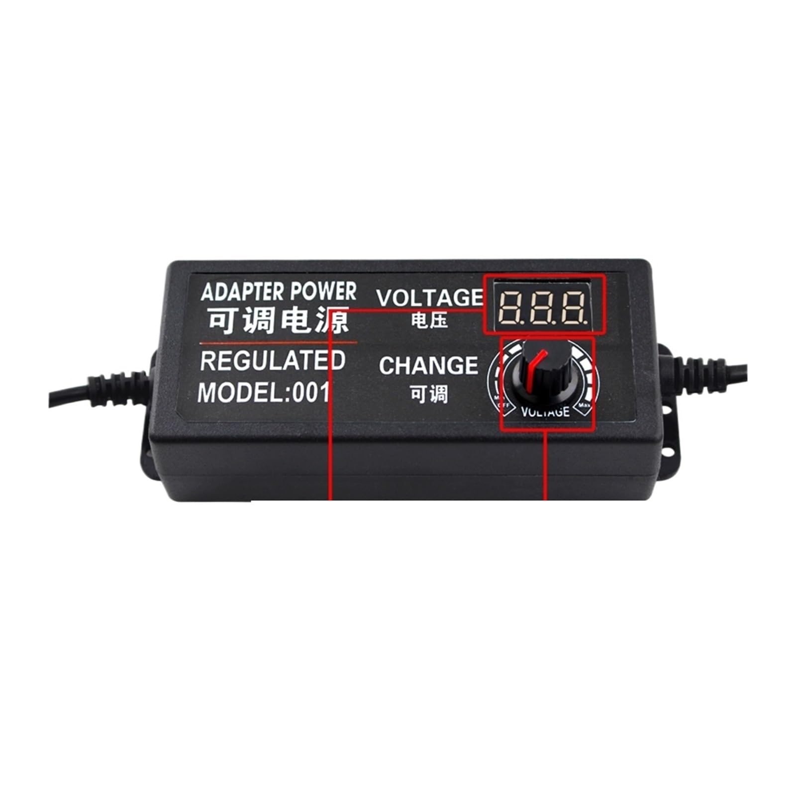 Fuente de alimentacion 3V 5V 6V 9V 12V 15V 18V 24V 2A para aparatos domesticos