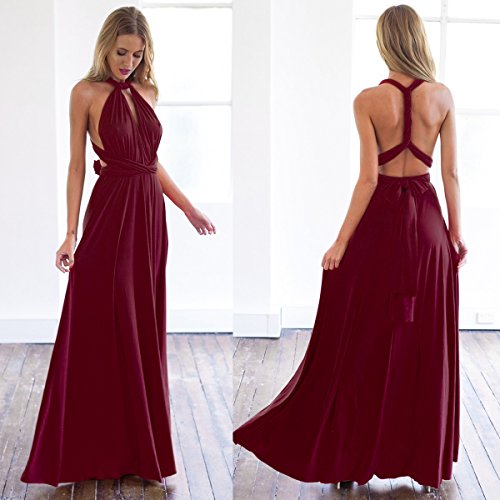 Image of Women Transformer Multi Way Bandage Dress Convertible Bridesmaid Gown