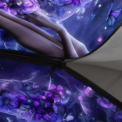 Image of QOOMO Ball Flower Camping Sleeping Bags,3 Season Warm & Cool Weather,Lightweight,Waterproof Sleeping Bags for Adults & Kids,Traveling,and Outdoors,Camping Gear Equipment