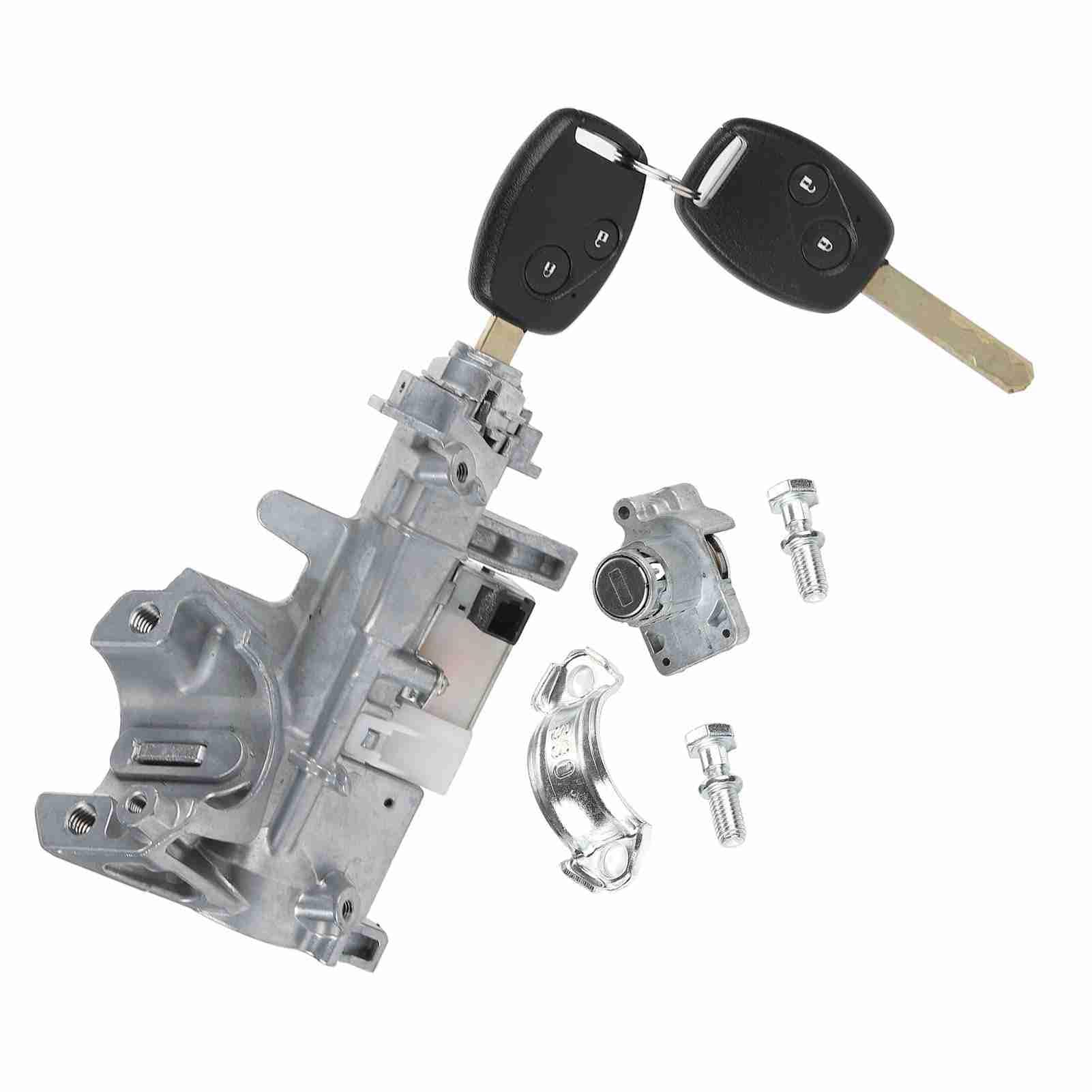 Cocoarm Interruptor de Encendido Cilindro de Cerradura de Encendido Aleación de Aluminio con 2 Llaves Reemplaza 06350 SLE H11 06350 SAA G30 para Modelos Automáticos Odyssey