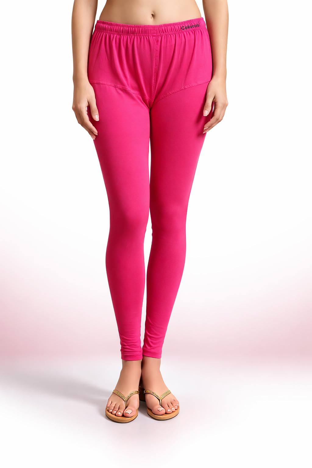 Women's Free Size Cotton Blend Ankle Length Leggings | Stretchable Full Length Pant | Breathable, Soft & Comfortable-picture-36