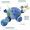 Celestial Buddies Little Earth Buddy | دمية محشوة ناعمة مقاس 10 بوصات، علامة حقائق ممتعة عن الكواكب للأطفال، هدية تعليمية لتعلم العلوم والتكنولوجيا والهندسة والرياضيات، في الفصول الدراسية والتعليم المنزلي، علوم الفضاء وعلم الفلك | 0+