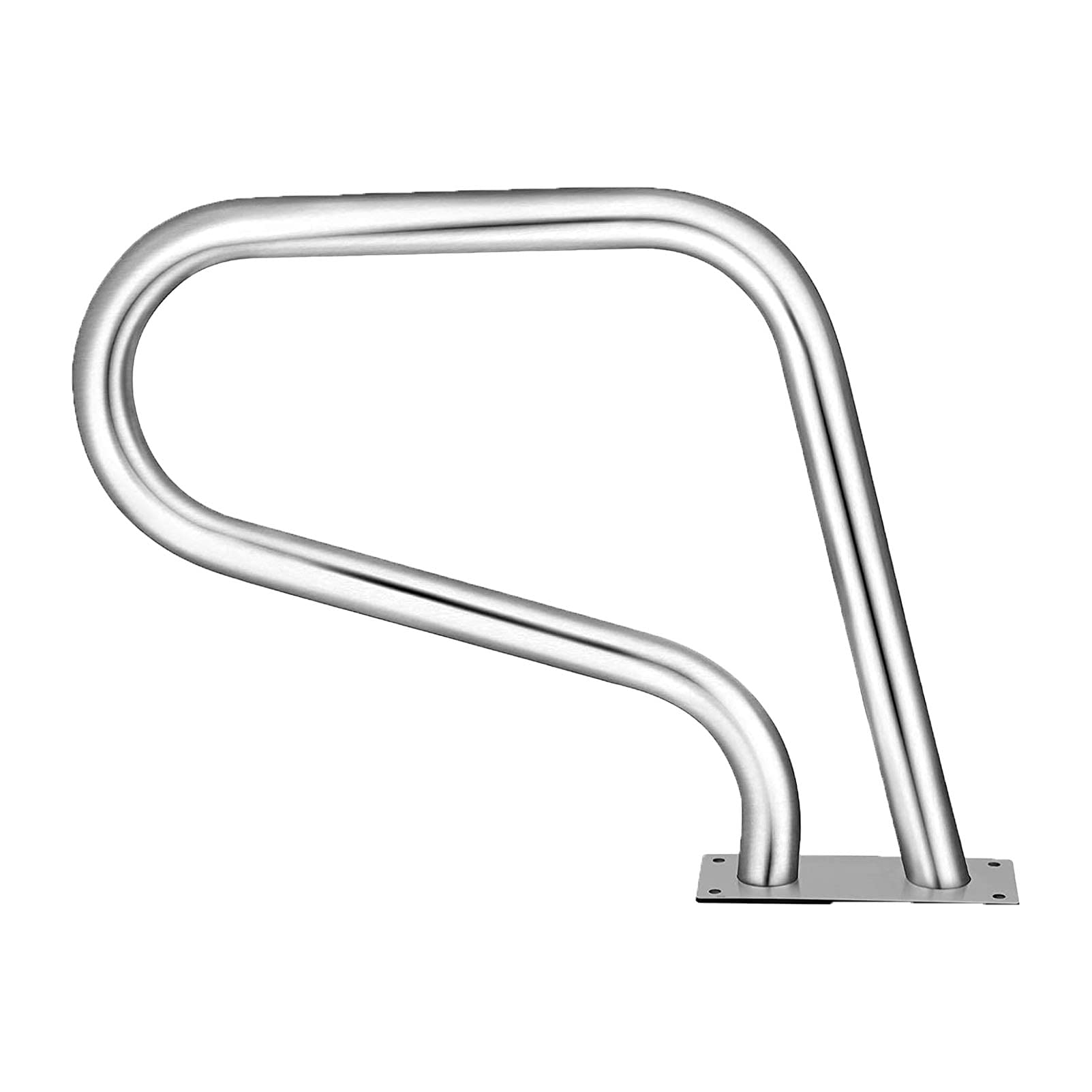 Rampe de piscine en acier inoxydable 22,5" avec housse antidérapante