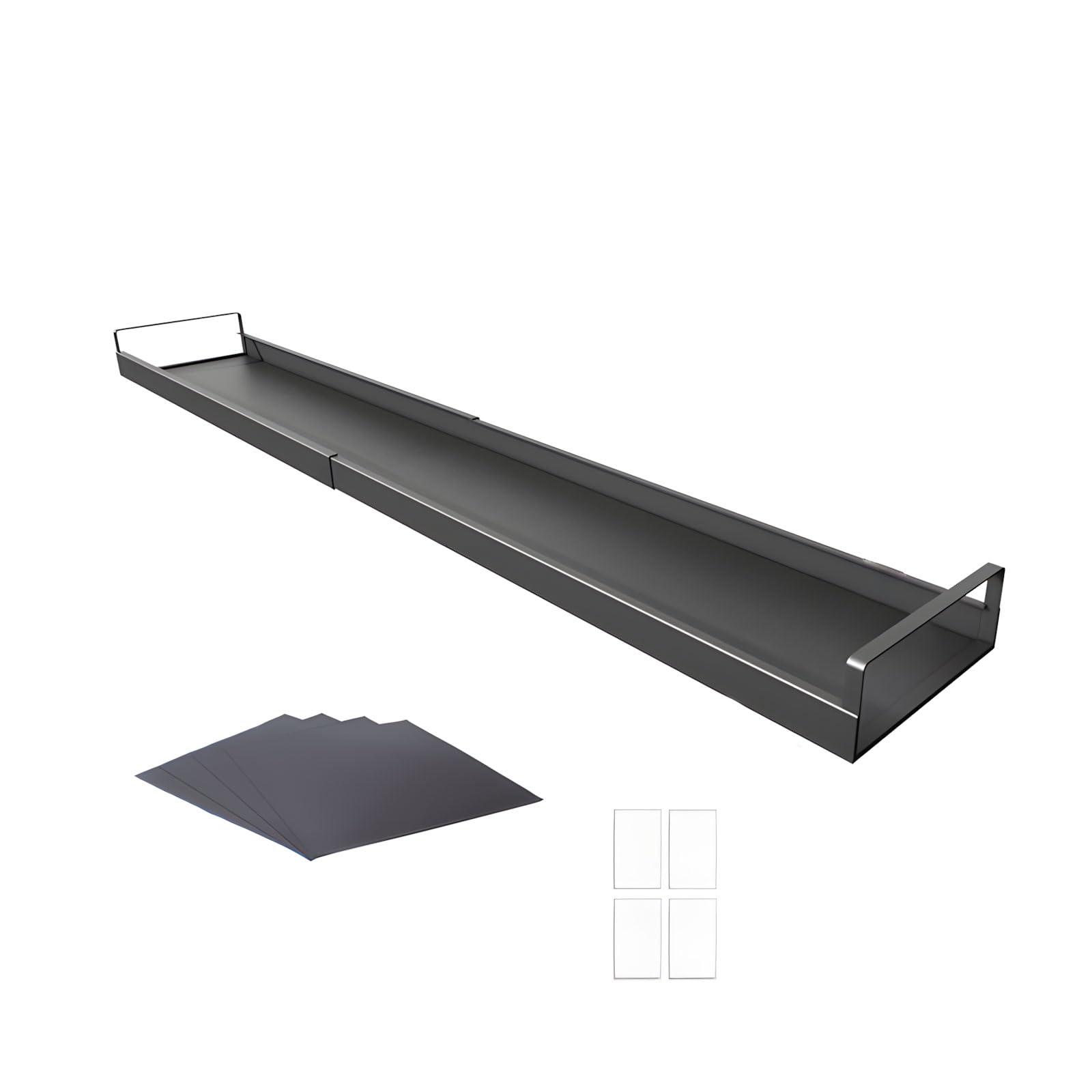 Elnwnnkc Expandable Steel Seasoning Shelf for Stove Top Fits 16 to 30 Inches Wide Easy Setup Needed Heavy Duty Stove Rack