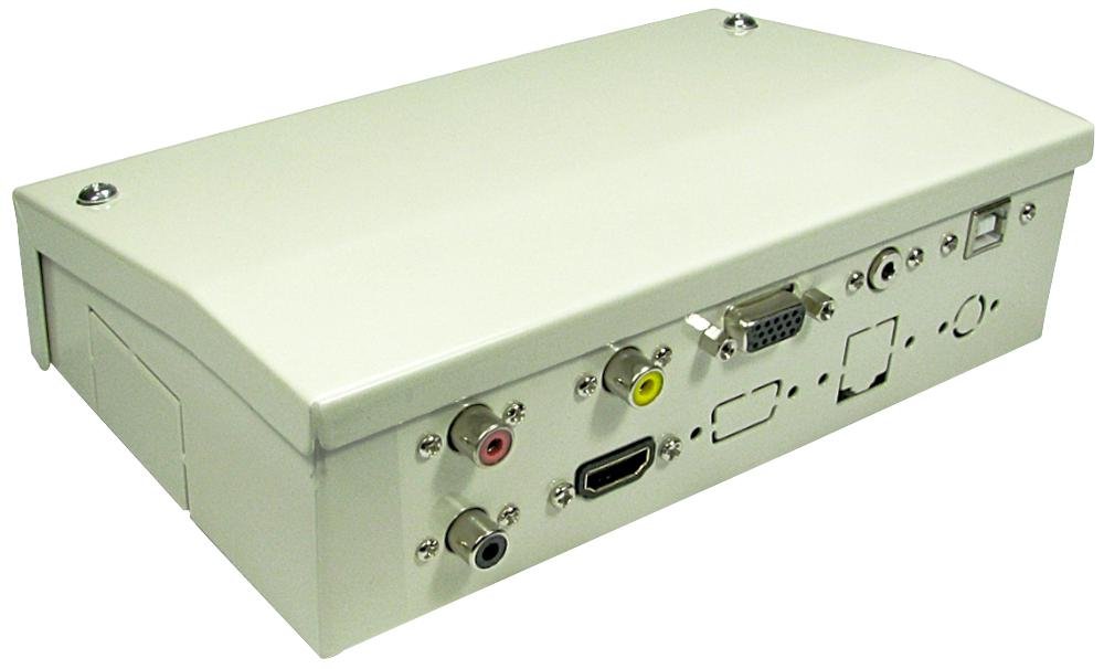 Caja AV de 7 puertos, cables de 5 m, placas de pared y cajas de suelo, cable audiovisual, 1 unidad