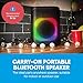 Carry-on Soundtrack Portable Bluetooth Speaker - Dual Microphone Inputs with Dynamic LED Lighting - Outdoor Speaker with Superior Sound and Lightweight Design for Indoor & Outdoor Events Carry-on Soundtrack Portable Bluetooth Speaker - Dual Microphone Inputs with Dynamic LED Lighting - Outdoor Speaker with Superior Sound and Lightweight Design for Indoor & Outdoor Events