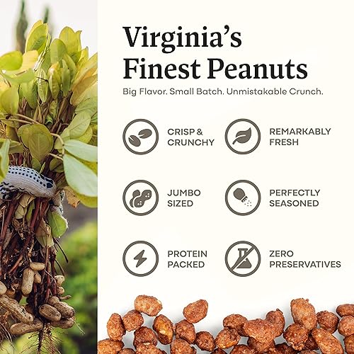 Image of Belmont Peanuts Gourmet Lightly Sea-Salted Almonds, 18 oz (1 Pack) - Only 3 Simple Ingredients, No Preservatives - A Premium, Salty, Crunchy, Hand Seasoned, Nutty Snack