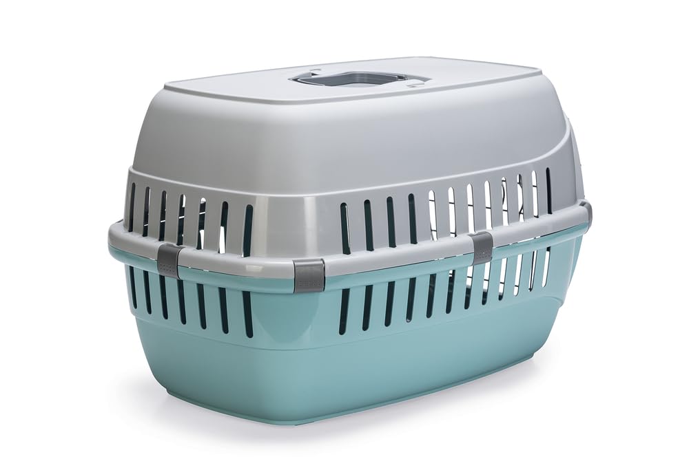 Karlie Eco Transportbox Tourist 2, 56X36X36 cm, Aquamarin