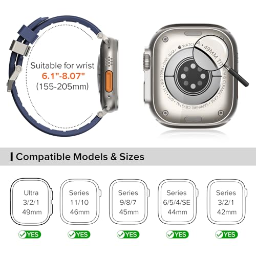 Image of KADES Rugged Sport Band for Apple Watch with Durable Metal Connector