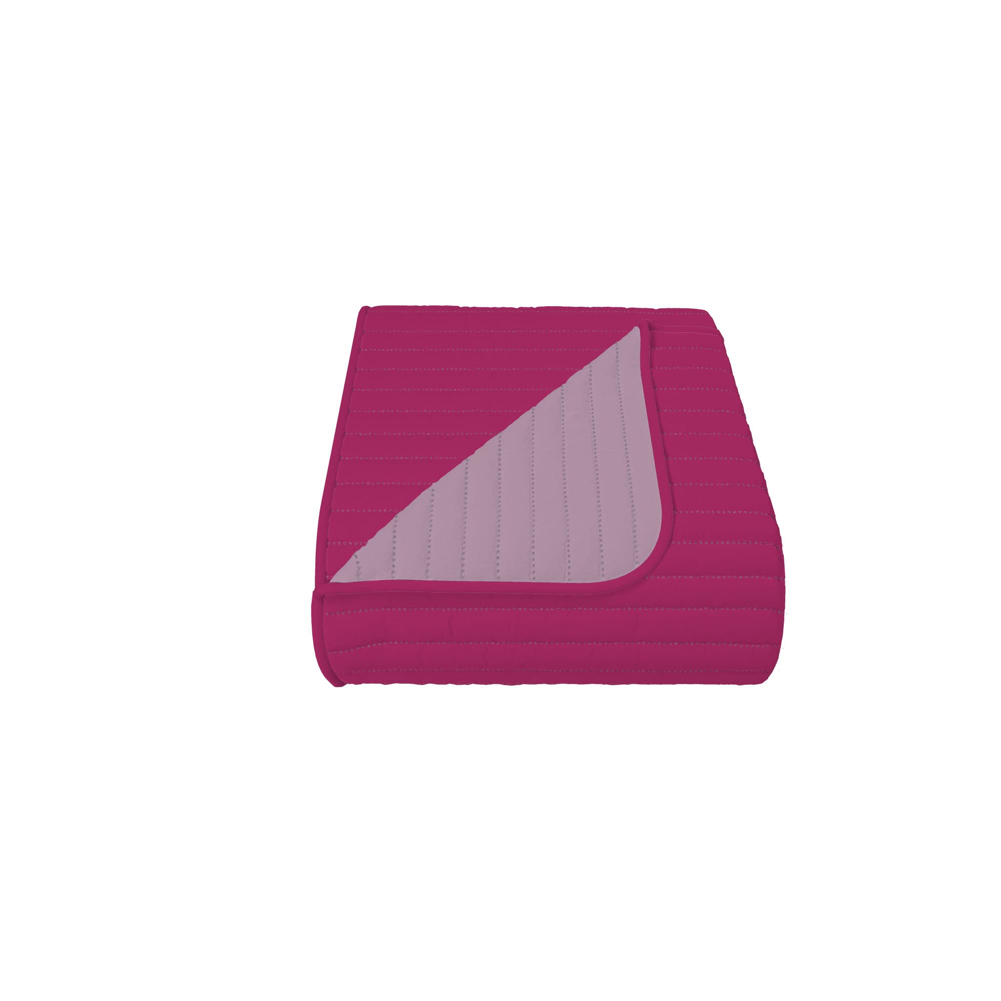Italian Bed Linen Summer Microfibre Summer Quilt, Lilac/Fuchsia, Double 250 x 250 cm, Matrimoniale 250x250cm - Image 4