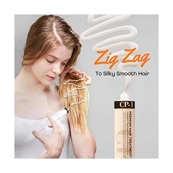 CP-1 Premium Professional Hair Mask Deep Conditioning Keratin Protein Hair Treatment for Dry Damaged Hair, Ceramide Repair System 25ml x 4 Tubes, free additional 4 travel packs